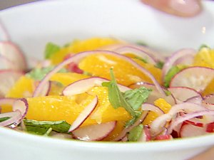 Orange Radish salad