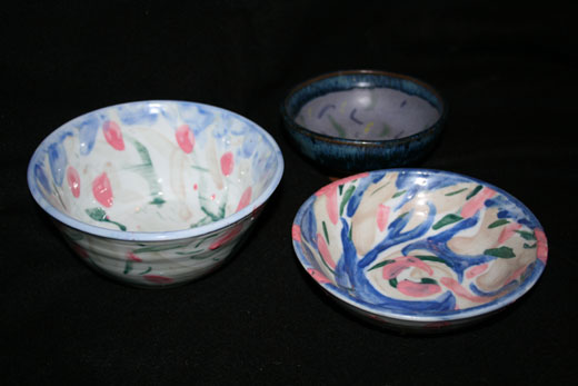 Pottery by Leora Wenger (done in the 1990's)