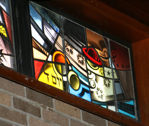 stained glass window