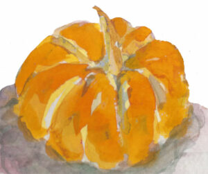 pumpkin watercolor