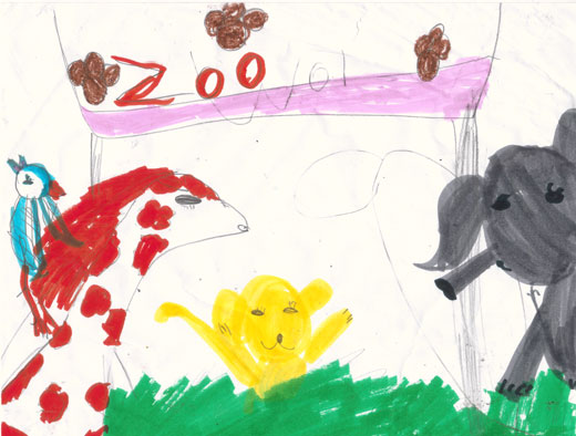 zoo drawing