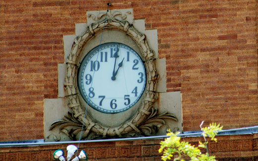 Clock in Cape May, New Jersey, photo taken in 2009