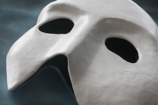 mask in New York City for Phantom Never Dies