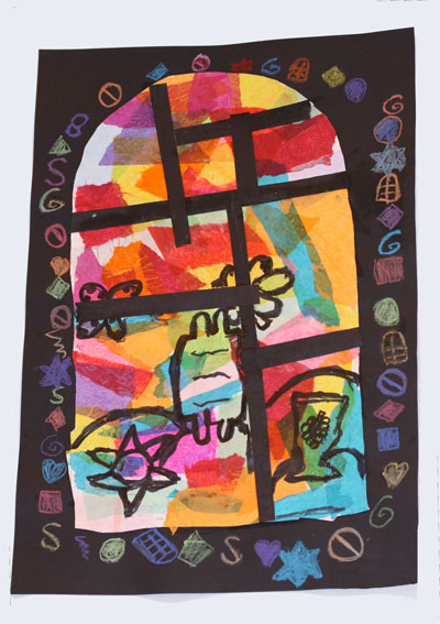 chagall window painting