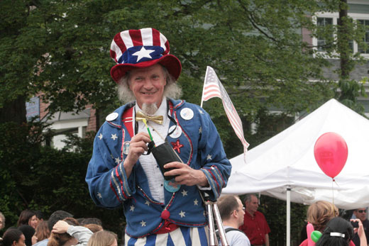 Uncle Sam at the Highland Park Street Fair