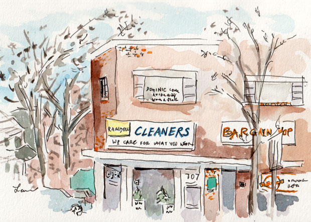 Rainbow Cleaners on Raritan Avenue in Highland Park, New Jersey