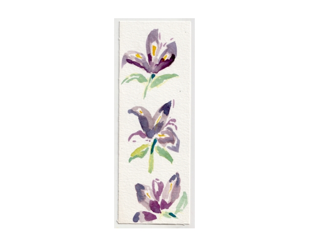 Iris bookmark