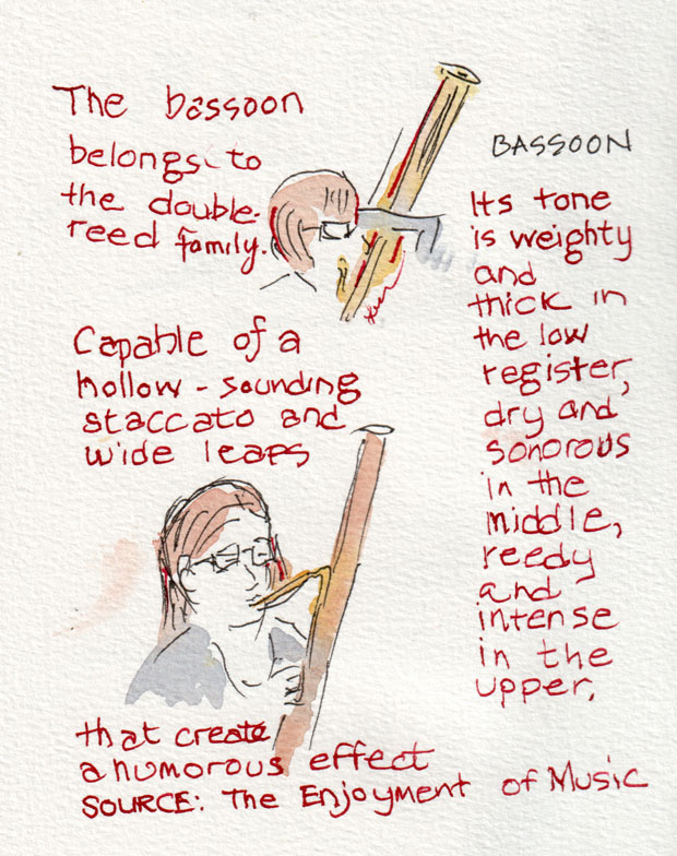 bassoon player